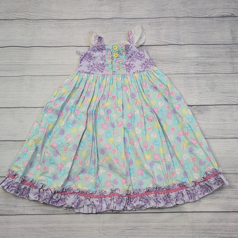 8 Matilda Jane Platinum Conversation Hearts Ellie Dress
